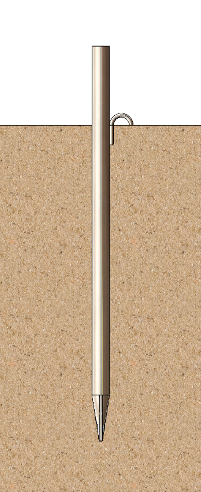 Foot H 60 cm 27 mm