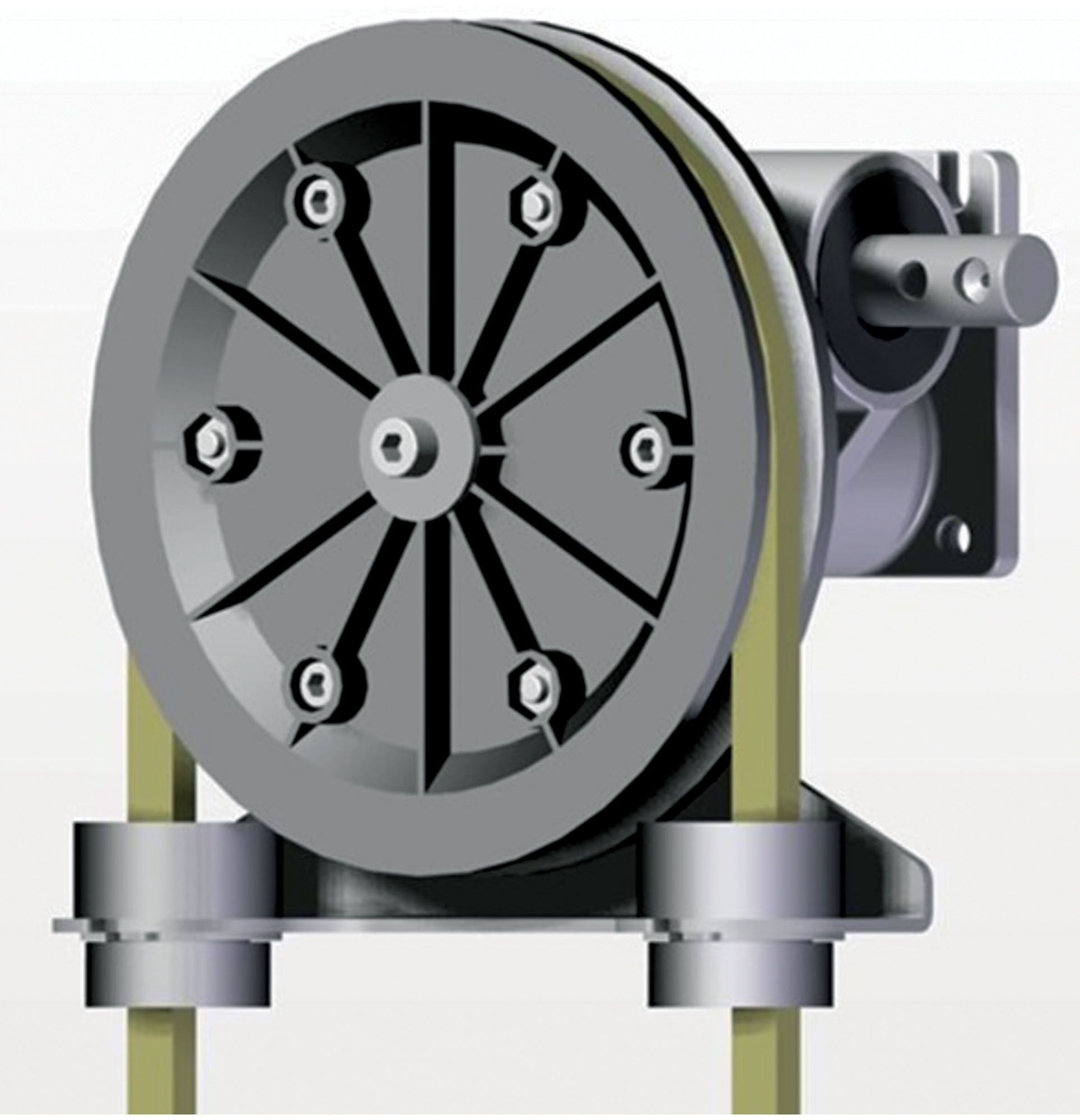 Lateral opening handle - Manual adapter with chain